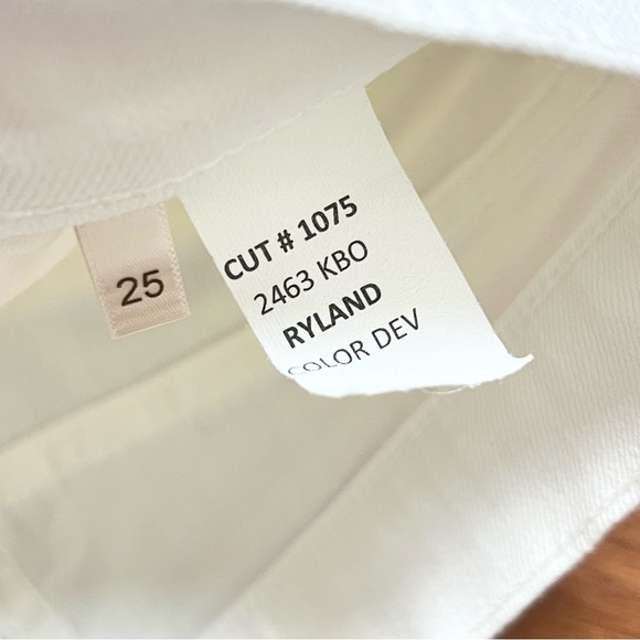 NWT L'AGENCE 90s High Rise Distressed Denim Frayed Raw Hem Cutoff Jean Shorts 25 - Picture 15 of 16